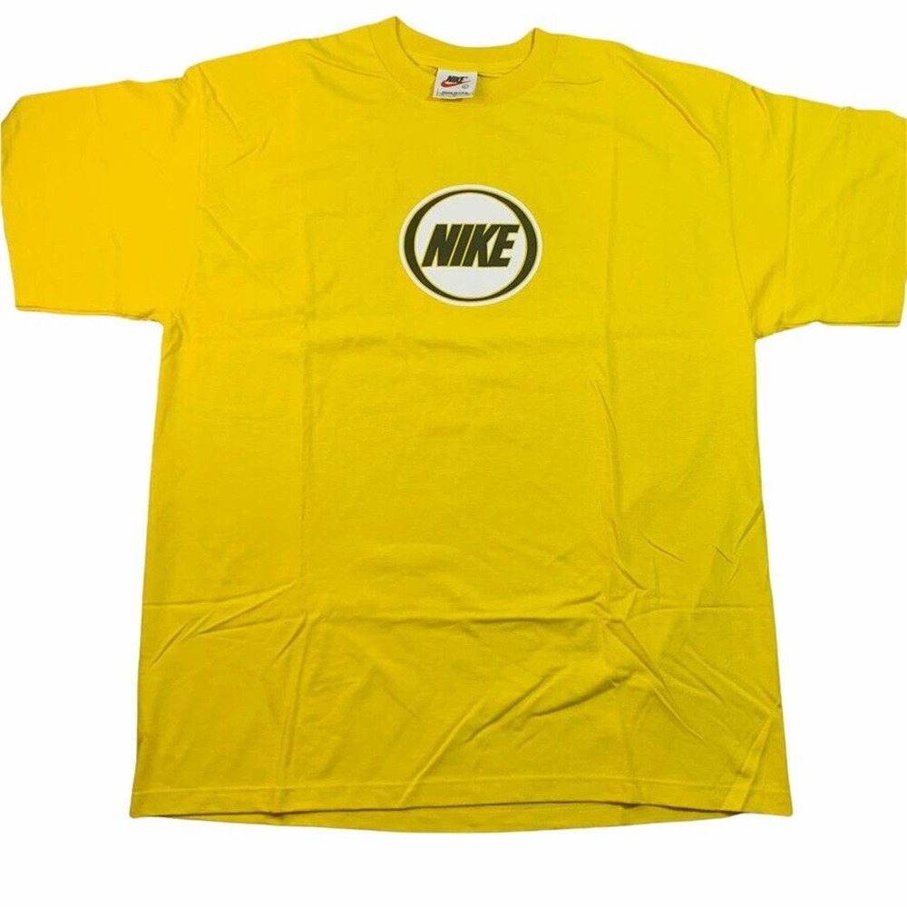 Vintage Nike made in USA white tag double sided tee shirt men's large